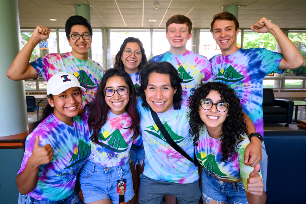 students and RAs of Weston Hall's Exploration LLC